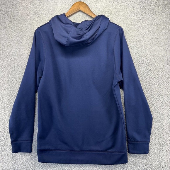 Under Armour Notre Dame Sweatshirt Men's Small Blue Graphic Hoodie Storm Logo - Picture 7 of 10